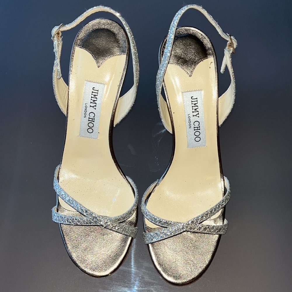 Jimmy Choo London - 247 India in Champagne Glitter
